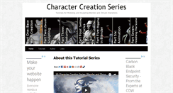Desktop Screenshot of charactercreationseries.com