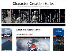 Tablet Screenshot of charactercreationseries.com